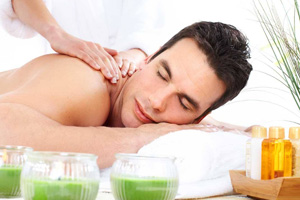 Swedish massage therapy steam spa